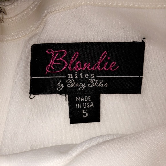 White and Gold Dress - Picture 3 of 3